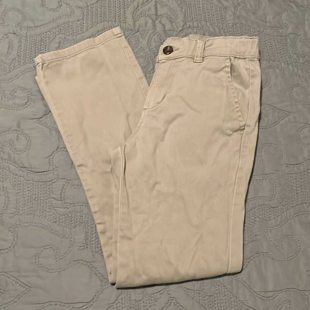 Nautica 10 School Uniform Adjustable Waist Khaki Pants